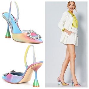 Gianni Bini Vivyee Rainbow Rhinestone Pointed